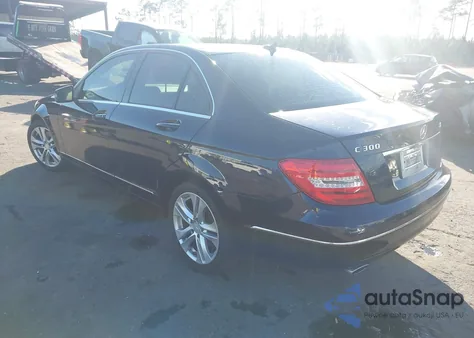 2013 Mercedes-Benz C 300 Luxury 4Matic from USA, damaged, VIN WDDGF8ABXDG029049